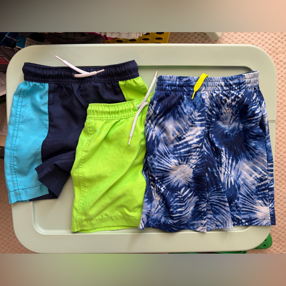 Lands' End Toddler Swim Trunks Lot